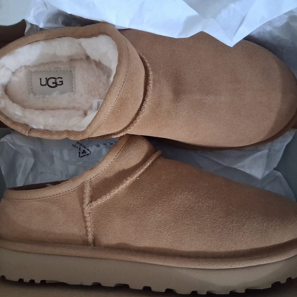 UGG Tan Suede Slippers - Picture 12 of 16